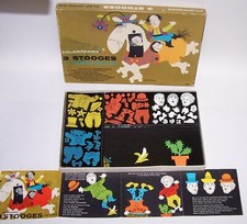 Three Stooges Colorforms No. 333 TVs Laughable Clowns Vintage Opened