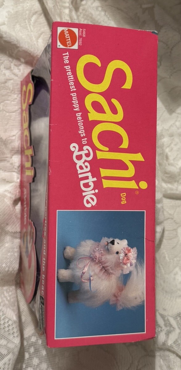 Barbie Sachi Et Le Chiot – 1991 – Mattel – RARE Dans Sa Boîte D'origine