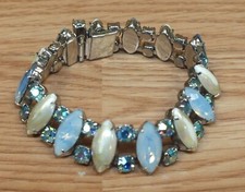 Genuine Vintage Kramer Rhinestones Women's Costume Jewelry Bracelet 