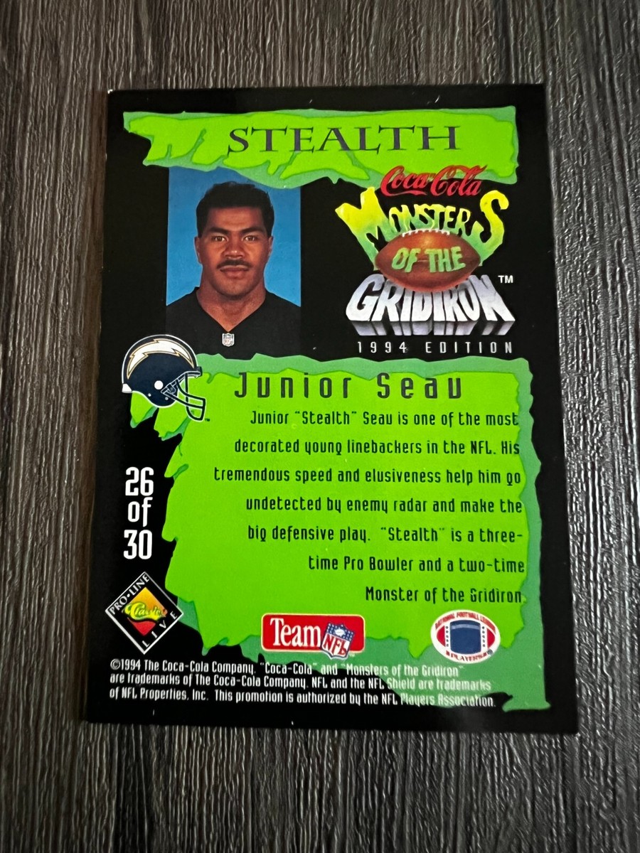 1994 Classic Coca-Cola Monsters of the Gridiron NFL Card #26