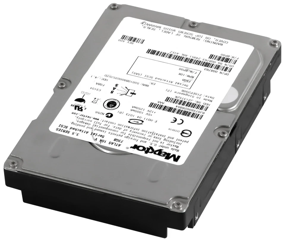 Disco Rigido DELL 0G8763 8J073S0 73GB 10K 16MB SAS 3.5'' - Immagine 2 di 3