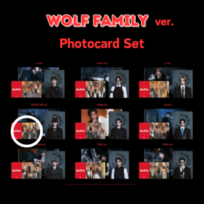 &TEAM 月狼 Go in Blind 3rd Single SOLO edition BABY WOLF FAMILY