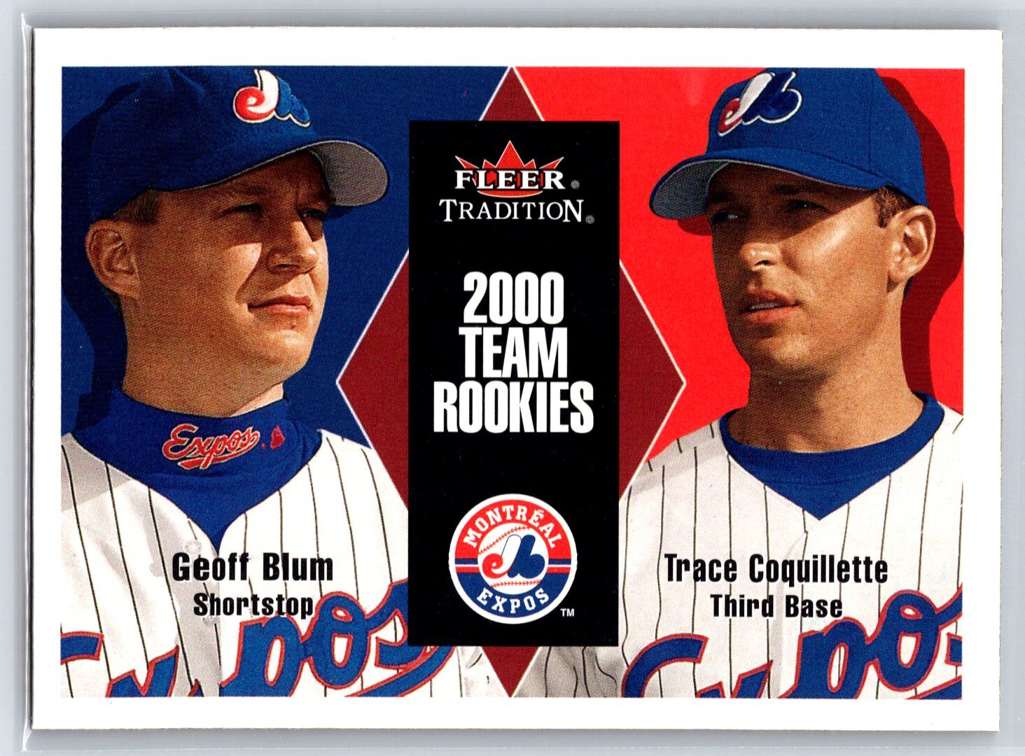 2000 Fleer Tradition Update Geoff Blum Trace Coquillette Rookie RC #U70