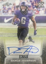 2020 Leaf Draft Autographs #BADA2 DARIUS ANDERSON 