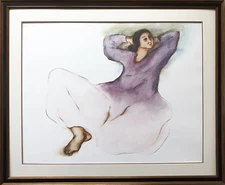 R.C. Gorman "Jeannette" lithograph  CUSTOM FRAMED SOUTHWEST ART SW NEW Woman
