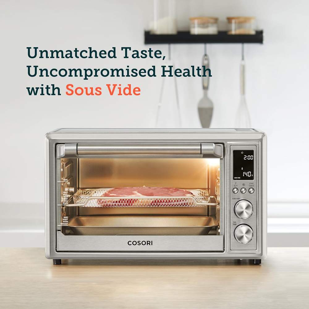 Smart 32Qt 13-in-1 Air Fryer Toaster Oven with App & Voice Control Smart 32Qt 13-in-1 Air Fryer Toaster Oven with App & Voice Control