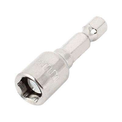 Grau 8 mm Breite Kopf Schraubendreher Sechskant Steckschlüssel Bit