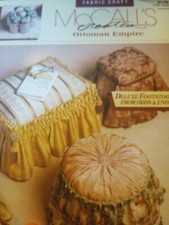 McCall's Creates "Ottoman Empire" Deluxe Footstools From Odds Ends 1991 K5