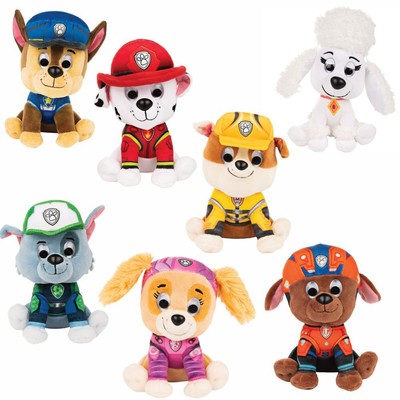 Paw Patrol | 15 cm Welpen | Auswahl Plüsch-Figuren | Softwool Hunde | The Movie