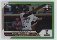 2023 Topps Pro Debut Green Foil 48/99 Adrian Placencia #PD-126 1f5h