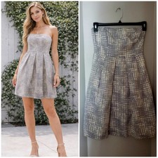 J.CREW Strapless Mixy Dress Size 4