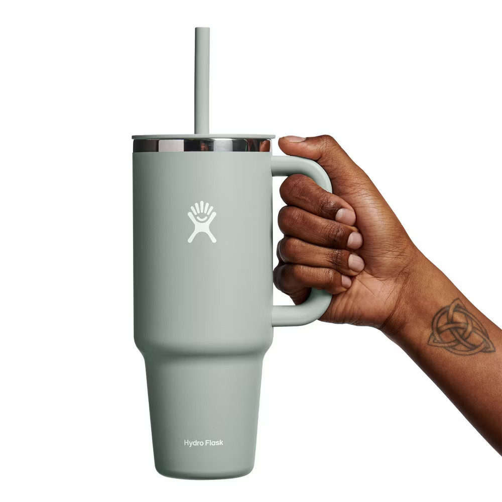 Hydro Flask 40oz All Around Travel Straw Tumbler - Agave