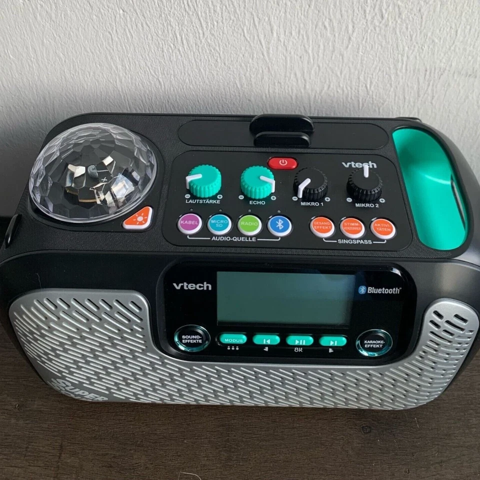 Tragbarer Karaoke-Lautsprecher mit Mikrofon, VTech (DEFEKT) - Bild 2 von 2