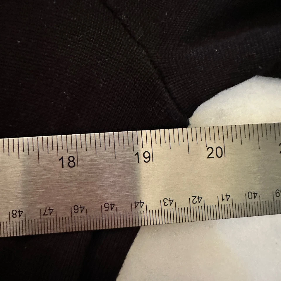 Vestido Suéter Julian Taylor 1XL Rojo Negro Geométrico Tejido con Cinturón Cálido Invierno Retr Foto 3 de 4