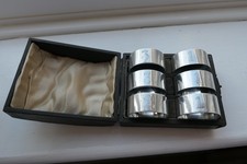 6 Napkin Rings - Boxed - EPNS?