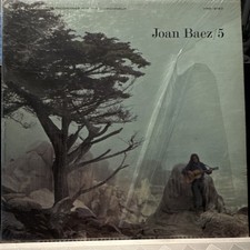 Joan Baez Joan Baez/5 LP Vinyl Record Vanguard Folk Guitar VRS-9160