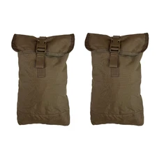 2 Pack NEW USMC FILBE Coyote Brown Hydration pouch 100oz