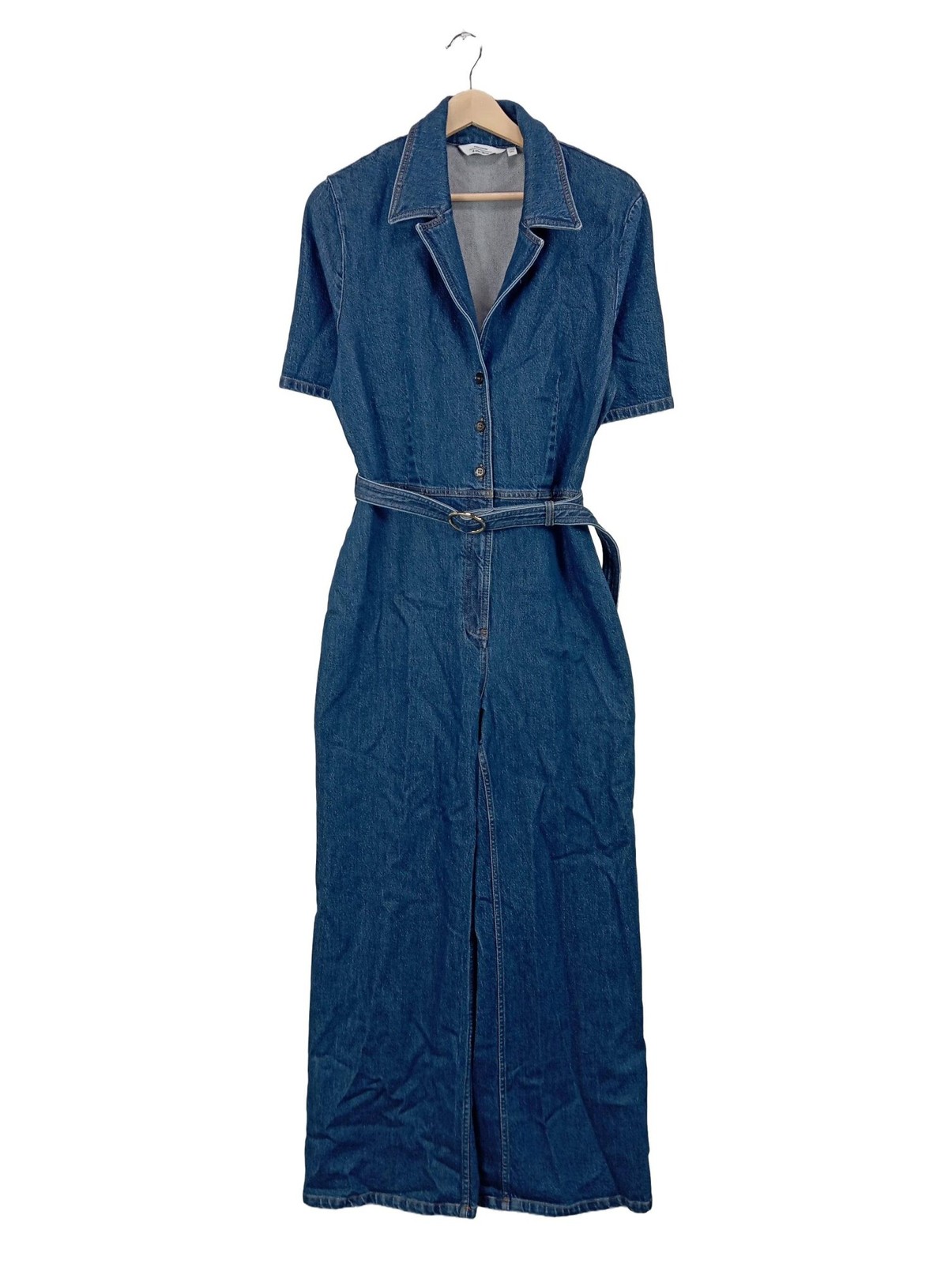 PARIS ATELIER Jumpsuit Damen Hose Gr. DE 42 blau Casual-Look