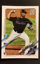 2021 Topps - Sixto Sanchez #25 Black Jersey (RC) Miami Marlins 