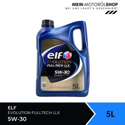 Elf Evolution Fulltech LLX 5W-30 VW BMW Longlife-04 Mercedes MB Motoröl 5 Liter