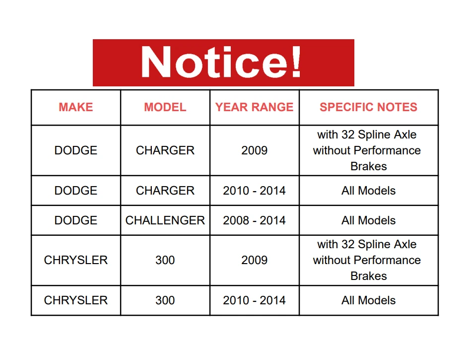 Пара подшипников ступицы заднего колеса в сборе для Chrysler 300 Dodge Charger 2009-2014 годов выпуска - Изображение 2 из 4