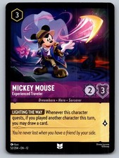 Mickey Mouse - Experienced Traveler 52/204 Uncommon Wilds Unknown Lorcana NM