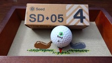 Seed SD-05 Golf Balls White 3 Piece Urethane Individual Sleeves 75 compression