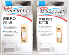 GENIE Wall Push Button for Garage Door Opener GWC-R New Damaged Box Lot of 2 