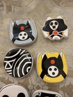 Neon Genesis Evangelion Apostle Chopstick Rest Pottery Set of 2 2007 Plex Rare — photo 3
