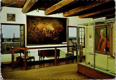Fort Ticonderoga New York NY Interior Main Museum Paintings Postcard