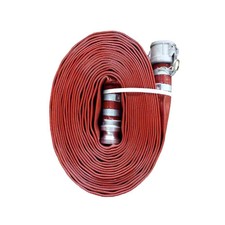JGB | 3-In. X 50-Ft. Red PVC Discharge Hose CxE Camlocks