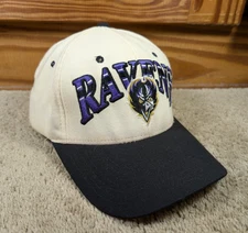 Vintage Baltimore Ravens Starter Hat Fitted 7 1/8 - 7 3/8 Original Logo 90s NFL