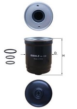 MAHLE Kraftstofffilter Leitungsfilter für Hyundai Kona 1.6 CRDi e-VGT