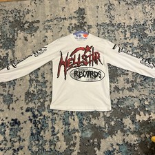 Hellstar Records White Graphic Print Long Sle...