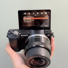 Sony Alpha a5000 Mirrorless Digital Camera 16-50mm Lens Black Complete Kit BLACK