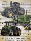 John Deere Green Metal 8x12 Inches Sign Great For Man Cave — photo 2