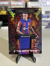 Raphinha Obsidian Eruption Relic /49 | FC Barcelona | Panini Soccer