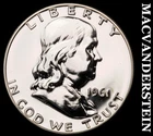 1961 Silver Franklin Half Dollar - Choice Gem Proof  Lustrous  #G9202