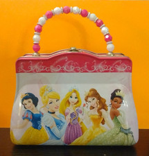 NEW Disney Princess Pink Steel Purse