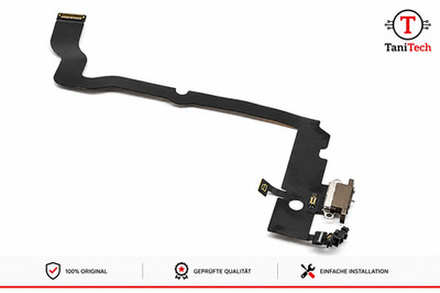Original iPhone XS Max Ladebuchse Dock Connector Mikrofon Audio Flex Kabel Cable