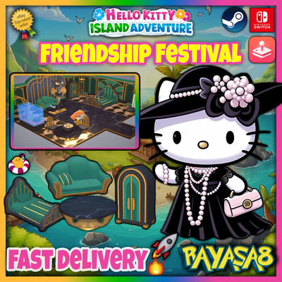   Friendship Festival Möbel Set | Hello Kitty Insel iOS/Steam/Switch | 
