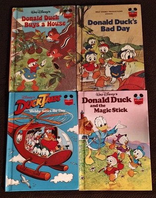 Lot of 7 Walt Disney Wonderful World of Reading Hardcover Books Donald Duck