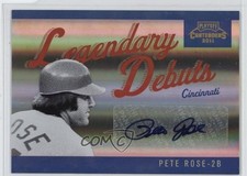 2011 Playoff Contenders Legendary Debuts Signatures 9/20 Pete Rose #8 Auto 4f5