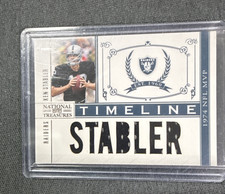 2010 Panini National Treasures Ken Stabler Timeline #12 Jersey /99 Raiders NFL