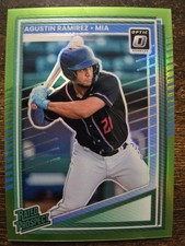 2025 Panini Donruss Optic Rated Prospect Agustin Ramirez #113 Lime Green SP /149
