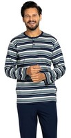 Comte Schlafanzug GrößE L/52 Pyjama Langarm Grau Herren 2528.22