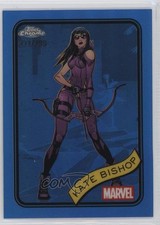2025 Topps Chrome Marvel Comics Blue Refractor 271/299 Kate Bishop #72 1bi0
