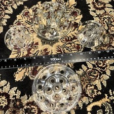 Grouping Of Glass Flower Frogs