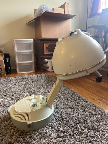 Vintage Lady Sunbeam Professional Table Top Bonnet Hair Dryer