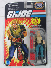 GI Joe 25th Anniversary Buzzer Dreadnok Action Figure Foil Hasbro 2007 New